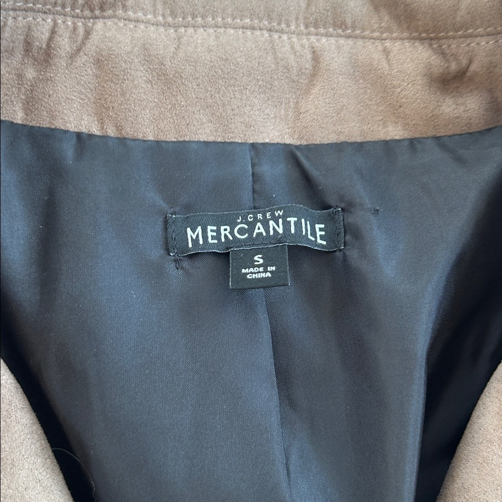 J.Crew Mercantile Faux Suede Moto Jacket - Picture 3 of 6
